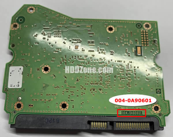 004-0A90601 Festplatten Elektronik Platine WD