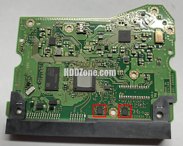 004-0A90601 Festplatten Elektronik Platine WD PCB