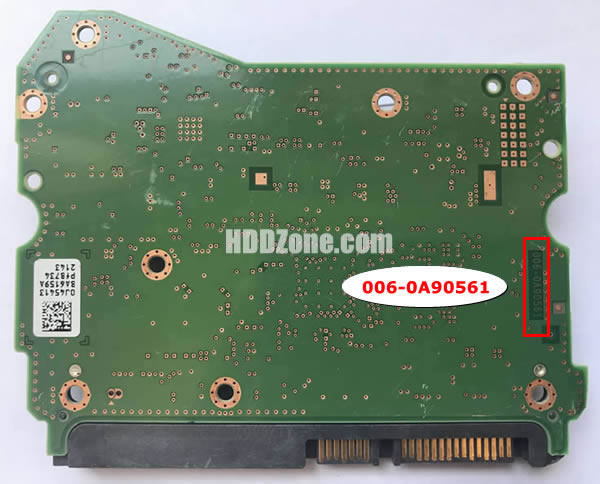 006-0A90561 Festplatten Elektronik Platine WD