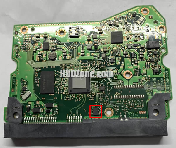 006-0B40829 Festplatten Elektronik Platine WD PCB