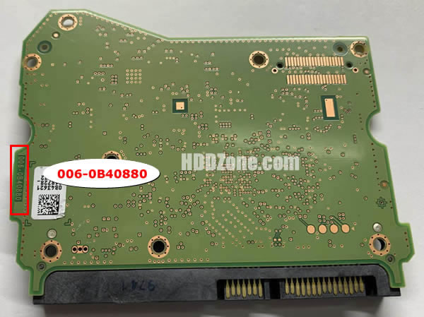 006-0B40880 Festplatten Elektronik Platine WD