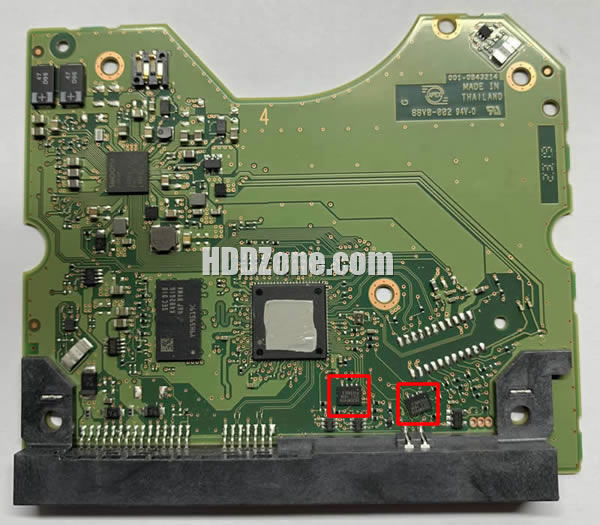006-0B43214 Festplatten Elektronik Platine WD PCB