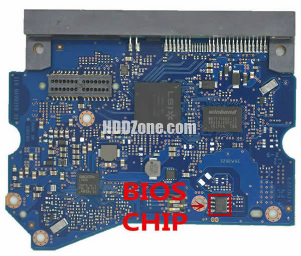 0A90398 Festplatten Elektronik Platine Hitachi PCB