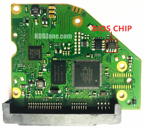 100808009 Festplatten Elektronik Platine Seagate PCB