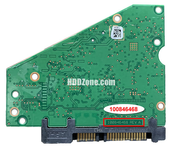 100846468 Festplatten Elektronik Platine Seagate