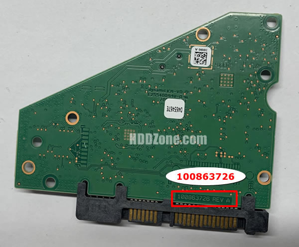 100863726 Festplatten Elektronik Platine Seagate