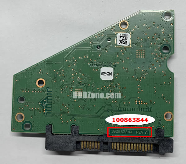 100863844 Festplatten Elektronik Platine Seagate