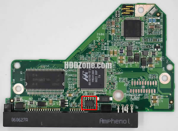 2060-701444-002 Festplatten Elektronik Platine WD PCB