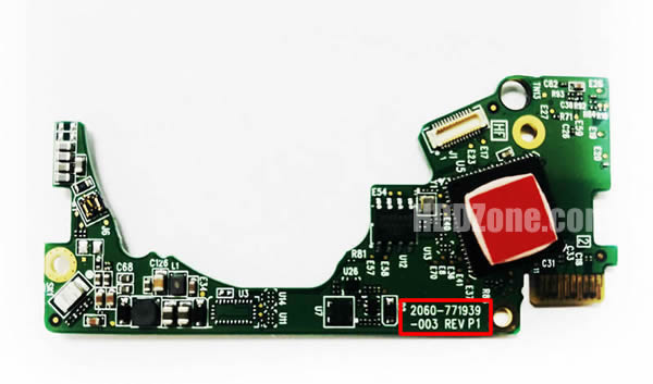 2060-771939-003 Festplatten Elektronik Controller Platine WD PCB