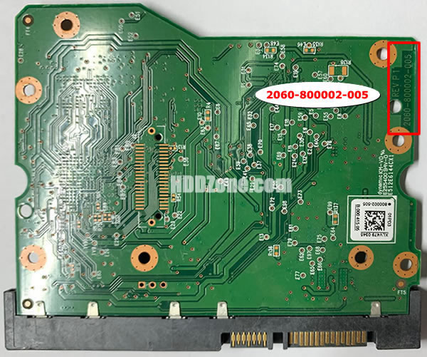 2060-800002-005 Festplatten Elektronik Platine WD