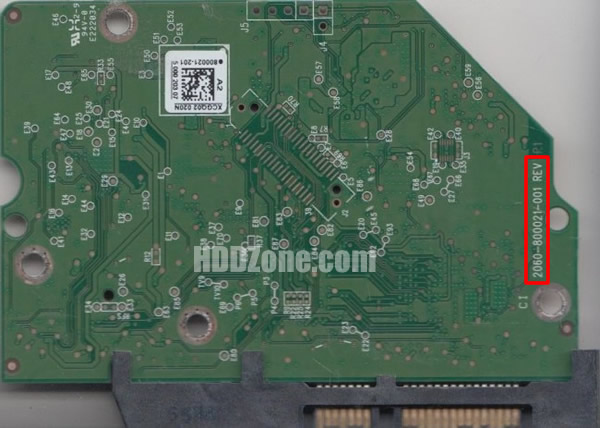 2060-800021-001 Festplatten Elektronik Controller Platine WD PCB