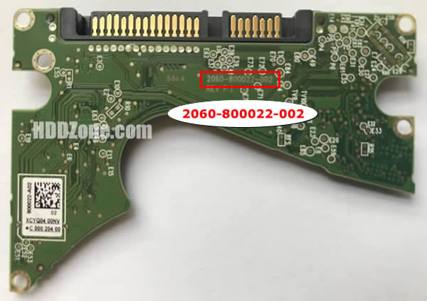 2060-800022-002 Festplatten Elektronik Platine WD