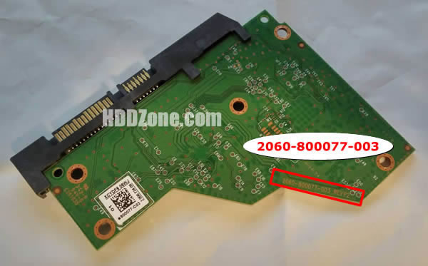 2060-800077-003 Festplatten Elektronik Platine WD