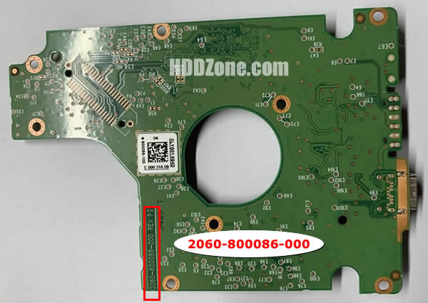 2060-800086-000 Festplatten Elektronik Platine WD