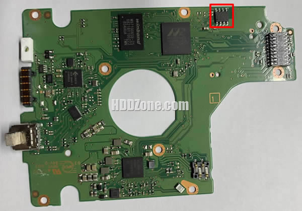 2060-800086-000 Festplatten Elektronik Platine WD PCB