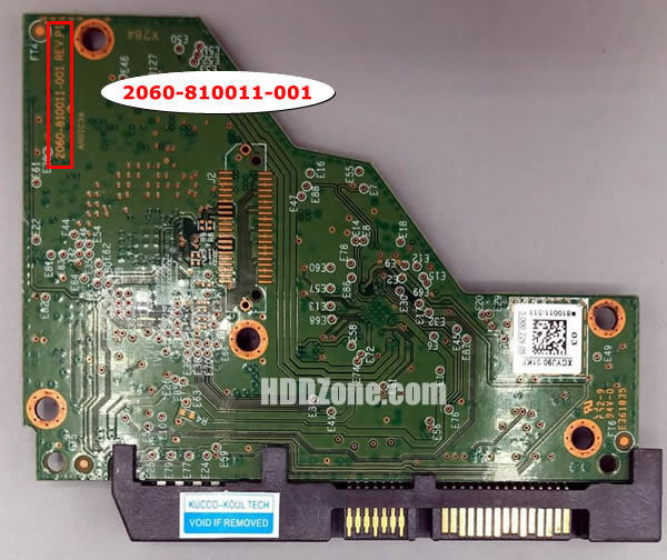 2060-810011-001 Festplatten Elektronik Platine WD