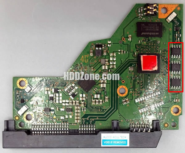 2060-810011-001 Festplatten Elektronik Platine WD PCB