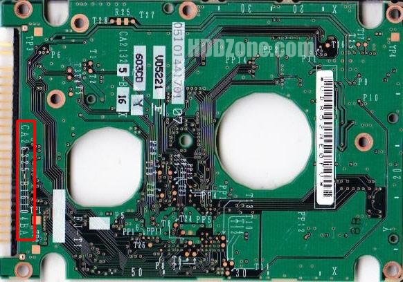 CA26325-B16104BA Festplatten Elektronik Controller Platine Fujitsu PCB