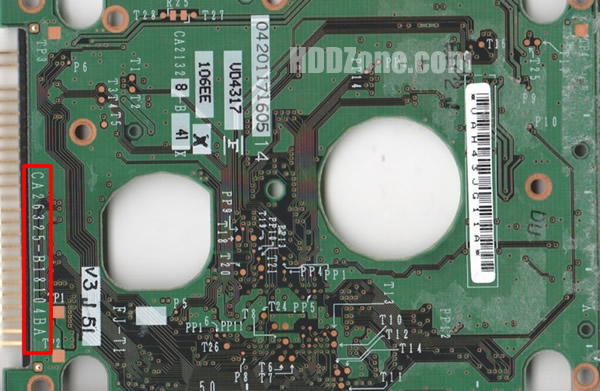 CA26325-B18104BA Festplatten Elektronik Controller Platine Fujitsu PCB