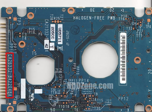 CA26332-B42204BA Festplatten Elektronik Controller Platine Fujitsu PCB