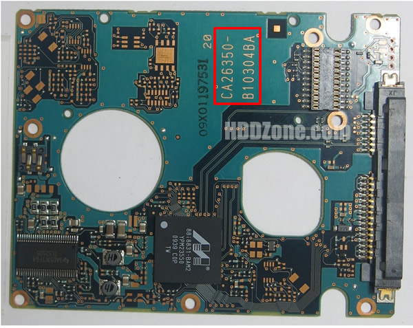 CA26350-B10304BA Festplatten Elektronik Controller Platine Fujitsu PCB
