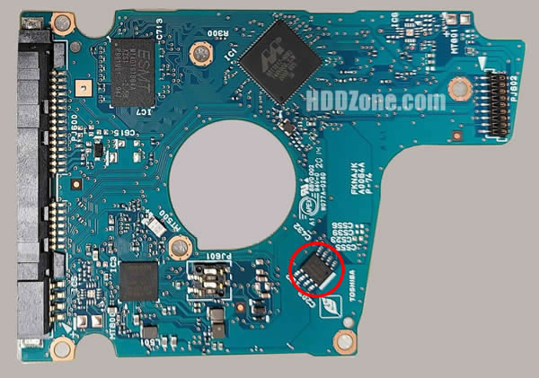 G0064A Festplatten Elektronik Platine Toshiba PCB