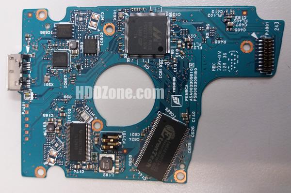 G003309A Festplatten Elektronik Controller Platine Toshiba PCB