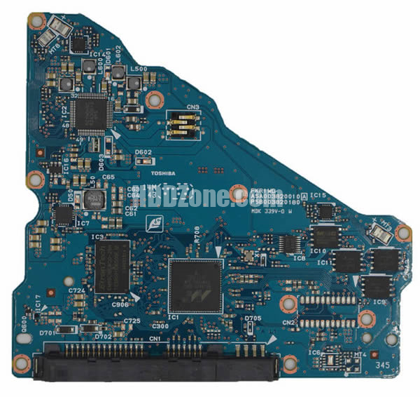 G3820A Festplatten Elektronik Controller Platine Toshiba PCB